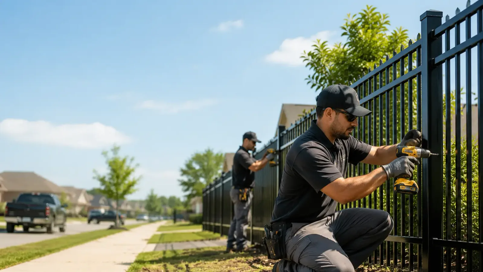 Metal Fence Installation in De Mossville, KY